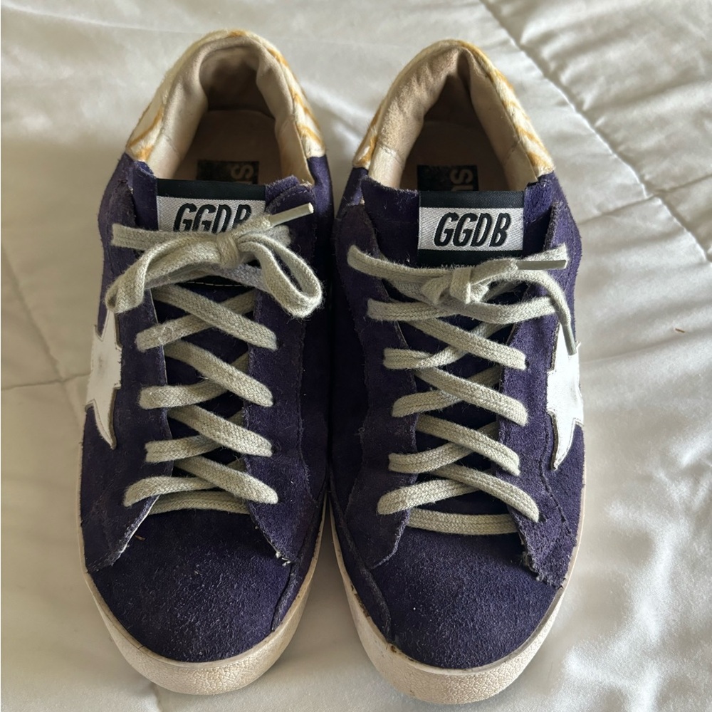 Golden Goose Purple Sneakers